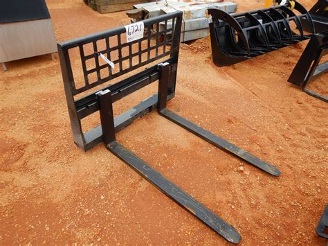 skid steer with forks white background|skid steer forks near me.